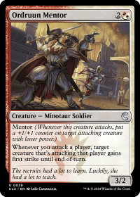 Ordruun Mentor - Ravnica: Clue Edition (CLU) #39 - Uncommon Magic: The Gathering Trading Card