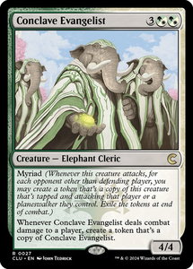 Conclave Evangelist - Ravnica: Clue Edition (CLU) #27 - Rare Magic: The Gathering Trading Card