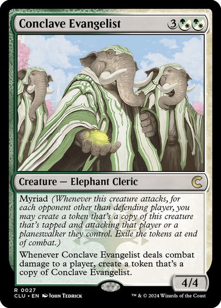 Conclave Evangelist - Ravnica: Clue Edition Magic: The Gathering trading card