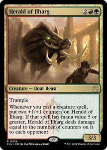 Herald of Ilharg - Ravnica: Clue Edition (CLU) #34 - Rare Magic: The Gathering Trading Card