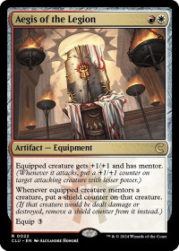 Aegis of the Legion - Ravnica: Clue Edition (CLU) #22 - Rare Magic: The Gathering Trading Card