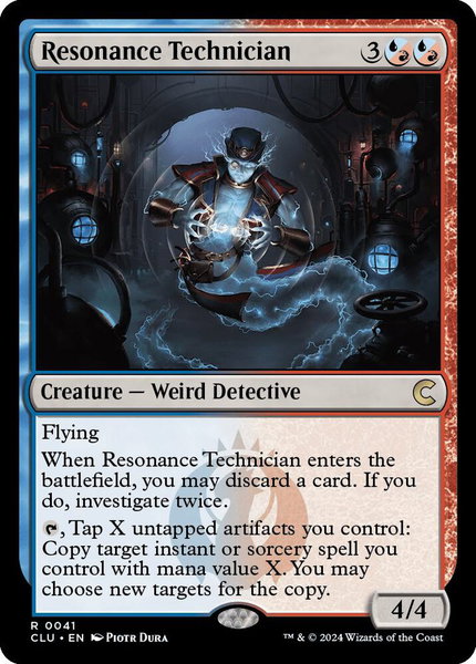 Resonance Technician - Ravnica: Clue Edition Magic: The Gathering trading card