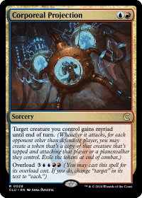 Corporeal Projection - Ravnica: Clue Edition (CLU) #28 - Rare Magic: The Gathering Trading Card