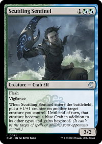 Scuttling Sentinel - Ravnica: Clue Edition (CLU) #42 - Uncommon Magic: The Gathering Trading Card