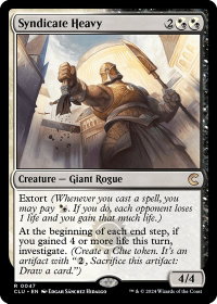 Syndicate Heavy - Ravnica: Clue Edition (CLU) #47 - Rare Magic: The Gathering Trading Card