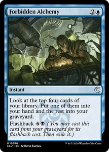 Forbidden Alchemy - Ravnica: Clue Edition (CLU) #86 - Uncommon Magic: The Gathering Trading Card