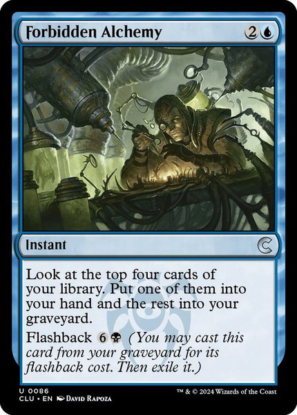 Forbidden Alchemy trading card from Ravnica: Clue Edition Forbidden Alchemy - Ravnica: Clue Edition Magic: The Gathering trading card