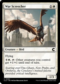 War Screecher - Ravnica: Clue Edition (CLU) #80 - Common Magic: The Gathering Trading Card