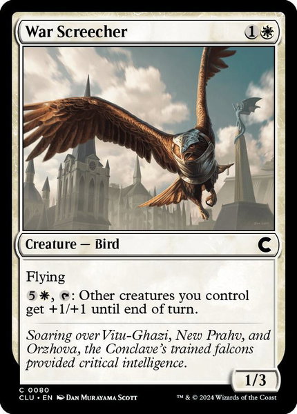War Screecher - Ravnica: Clue Edition Magic: The Gathering trading card