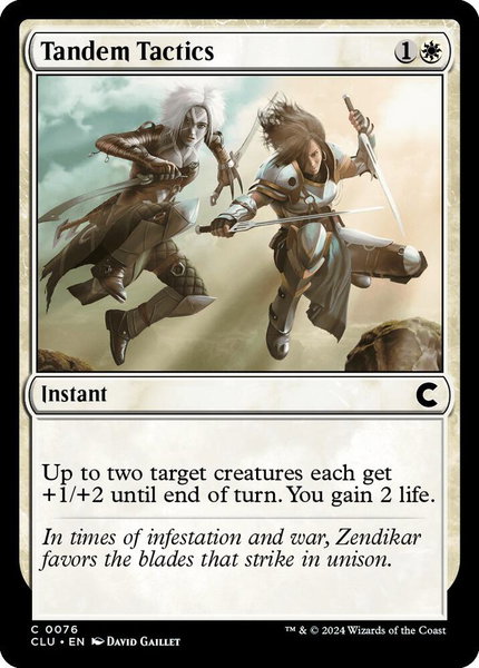 Tandem Tactics trading card from Ravnica: Clue Edition Tandem Tactics - Ravnica: Clue Edition Magic: The Gathering trading card