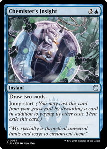 Chemister's Insight - Ravnica: Clue Edition (CLU) #81 - Uncommon Magic: The Gathering Trading Card