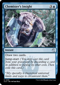 Chemister's Insight - Ravnica: Clue Edition (CLU) #81 - Uncommon Magic: The Gathering Trading Card
