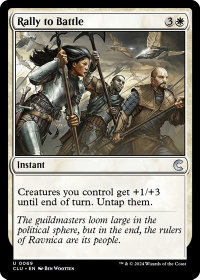 Rally to Battle - Ravnica: Clue Edition (CLU) #69 - Uncommon Magic: The Gathering Trading Card