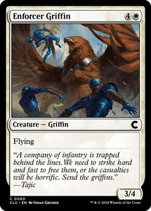Enforcer Griffin - Ravnica: Clue Edition (CLU) #60 - Common Magic: The Gathering Trading Card