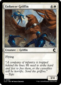 Enforcer Griffin - Ravnica: Clue Edition (CLU) #60 - Common Magic: The Gathering Trading Card