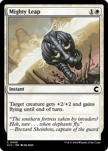 Mighty Leap - Ravnica: Clue Edition (CLU) #66 - Common Magic: The Gathering Trading Card