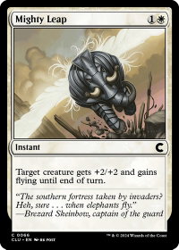 Mighty Leap - Ravnica: Clue Edition (CLU) #66 - Common Magic: The Gathering Trading Card