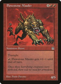 Flowstone Mauler - Stronghold (STH) #null - Rare Magic: The Gathering Trading Card