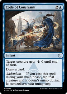 Code of Constraint - Ravnica: Clue Edition (CLU) #83 - Uncommon Magic: The Gathering Trading Card