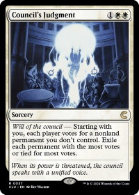 Council's Judgment - Ravnica: Clue Edition (CLU) #57 - Rare Magic: The Gathering Trading Card