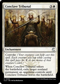 Conclave Tribunal - Ravnica: Clue Edition (CLU) #56 - Uncommon Magic: The Gathering Trading Card