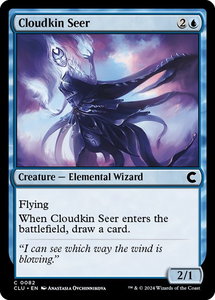 Cloudkin Seer - Ravnica: Clue Edition (CLU) #82 - Common Magic: The Gathering Trading Card