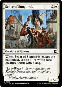 Seller of Songbirds - Ravnica: Clue Edition (CLU) #72 - Common Magic: The Gathering Trading Card