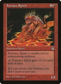 Furnace Spirit - Stronghold (STH) #null - Common Magic: The Gathering Trading Card