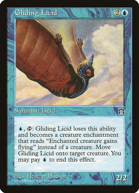 Gliding Licid - Stronghold Magic: The Gathering trading card