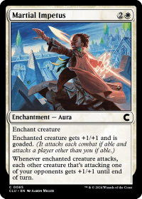 Martial Impetus - Ravnica: Clue Edition (CLU) #65 - Common Magic: The Gathering Trading Card