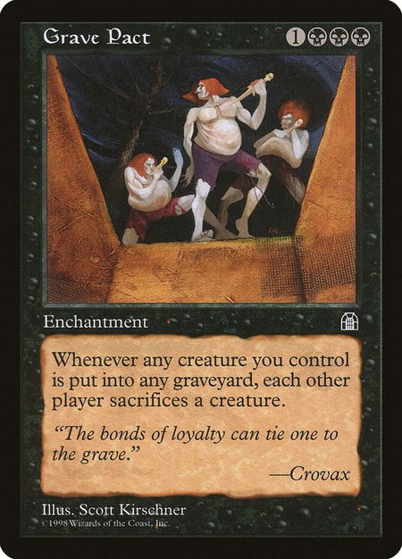 Grave Pact - Stronghold Magic: The Gathering trading card
