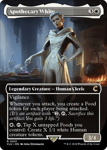 Apothecary White (Borderless) - Ravnica: Clue Edition (CLU) #1 - Rare Magic: The Gathering Trading Card