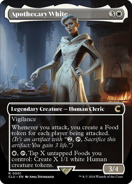 Apothecary White (Borderless) - Ravnica: Clue Edition Magic: The Gathering trading card