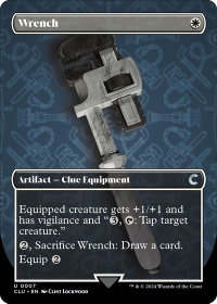 Wrench (Borderless) - Ravnica: Clue Edition (CLU) #7 - Uncommon Magic: The Gathering Trading Card