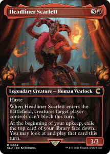Headliner Scarlett (Borderless) - Ravnica: Clue Edition (CLU) #4 - Rare Magic: The Gathering Trading Card