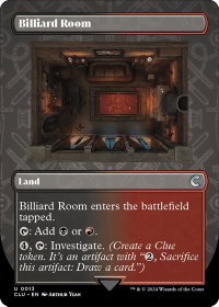 Billiard Room (Borderless) - Ravnica: Clue Edition (CLU) #13 - Uncommon Magic: The Gathering Trading Card
