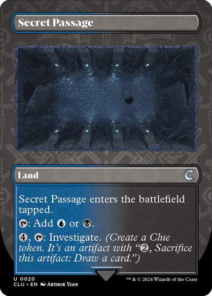 Secret Passage (Borderless) - Ravnica: Clue Edition Magic: The Gathering trading card