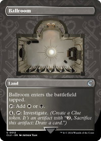 Ballroom (Borderless) - Ravnica: Clue Edition (CLU) #12 - Uncommon Magic: The Gathering Trading Card