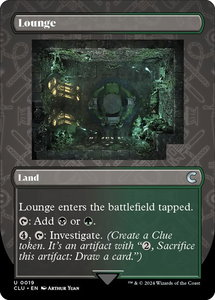 Lounge (Borderless) - Ravnica: Clue Edition (CLU) #19 - Uncommon Magic: The Gathering Trading Card