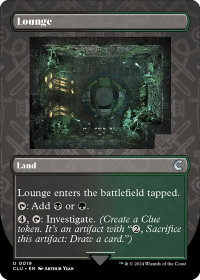 Lounge (Borderless) - Ravnica: Clue Edition (CLU) #19 - Uncommon Magic: The Gathering Trading Card