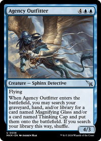 Agency Outfitter - Murders at Karlov Manor (MKM) #38 - Uncommon Magic: The Gathering Trading Card