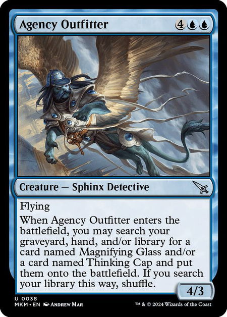 Agency Outfitter - Murders at Karlov Manor Magic: The Gathering trading card