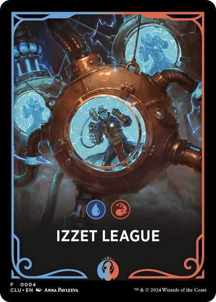 Izzet League Theme Card - Ravnica: Clue Edition Magic: The Gathering trading card