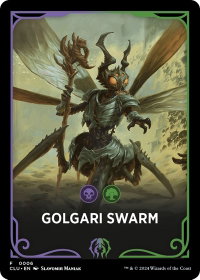 Golgari Swarm Theme Card - Ravnica: Clue Edition (CLU) #6 - Token Magic: The Gathering Trading Card