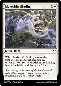 Makeshift Binding - Murders at Karlov Manor (MKM) #23 - Common Magic: The Gathering Trading Card