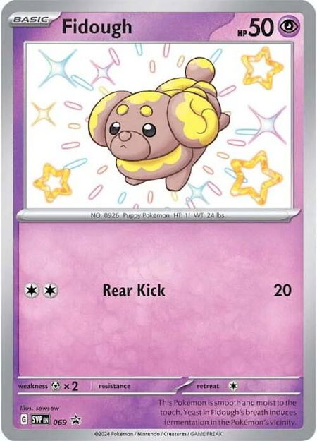 Fidough - 069 - SV: Scarlet & Violet Promo Cards Pokémon trading card