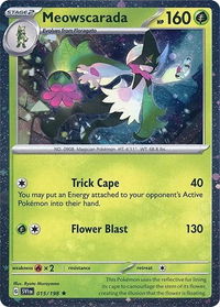 Meowscarada - 015/198 (Cosmos Holo) - Miscellaneous Cards & Products (MCAP) #015/198 - Rare Pokémon Trading Card