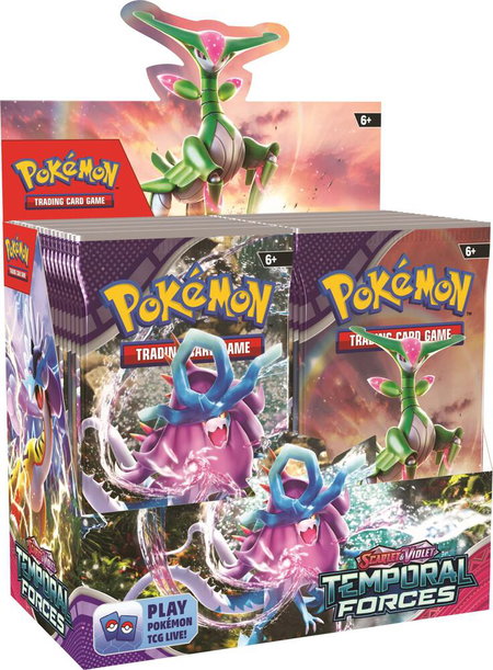 Temporal Forces Booster Box trading card from SV05: Temporal Forces Temporal Forces Booster Box - SV05: Temporal Forces Pokémon trading card
