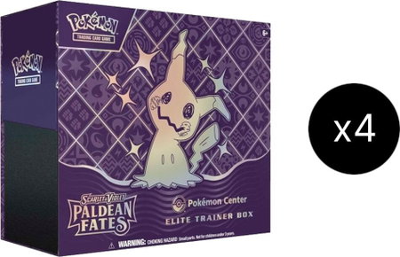 Paldean Fates Pokemon Center Elite Trainer Box (Exclusive) Case trading card from SV: Paldean Fates Paldean Fates Pokemon Center Elite Trainer Box (Exclusive) Case - SV: Paldean Fates Pokémon trading card