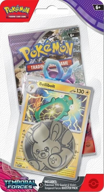 Temporal Forces Single Pack Blister [Bellibolt] - SV05: Temporal Forces Pokémon trading card